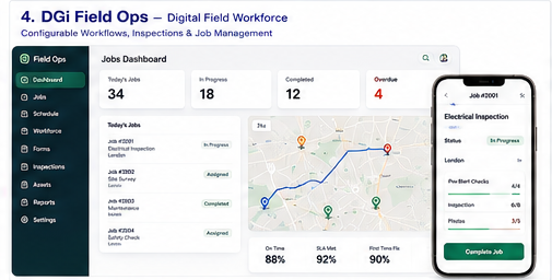 DGi Field Ops software interface preview
